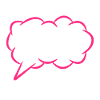 Speech bubble thought bubble