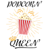 Popcorn kostume popcorn dronning biograf karneval tv