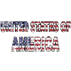 États-Unis d'Amérique USA lettrage