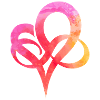 Coeur aquarelle