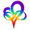 Rainbow heart