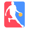 Basketball logo club basketball player