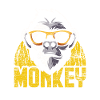 Animaux d'évolution de singe