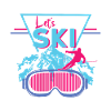 Retro ski ski area