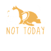 Monkey not today print