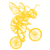 Bee Cycling T shirts