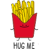 Les frites m'embrassent