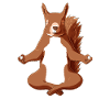 Yoga Eichhörnchen