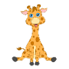 Baby giraffe is my favorite cuddly toy
