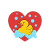 Badeente Gummiente