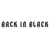 BACK IN BLACK