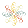 Rotating bicycles