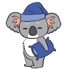A tired koala.