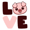 Pigs love