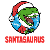 Santasaurus Rex Santa Claus Dino