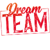 Dream team stamp red