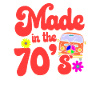 Fabriqué dans les années 70 - années 70 hippie rétro