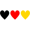 3 hearts - Germany