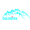 Dolomites Mountain Panorama Illustration