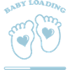 baby feet loading