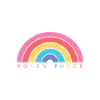 Rainbow women power colorful woman power design