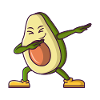 Dabbing Avocado Dab Geschenk