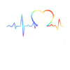Rainbow Heartbeat Pride