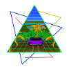 Palmiers néons Vaporwave