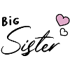 Big sister siblings heart