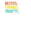 Bester Fußballtrainer Retro Motiv Geschenkidee