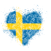 Heart of Sweden flag