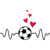 football pulse heart