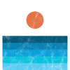 Abstract sunrise geometric art