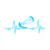 Kitesurfing heartbeat EKG kitesurfing gift