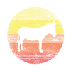 Retro donkey