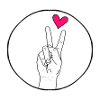 Peace Hand with Heart