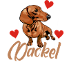 Dackel mit Herzen :-)