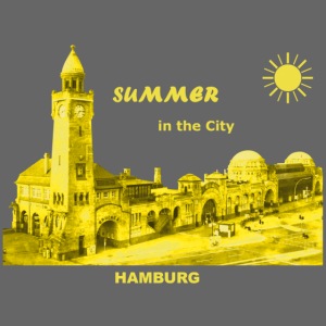 Summer Hamburg City Landungsbrücken Sonne Sommer