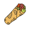 Lahmacun Kebab Dürüm Doner Falafel Taco Wrap