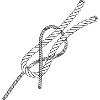 Connection knot Schotstek weaver knot