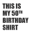 50th birthday