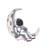 Cadeau d'astronaute astronomie lune