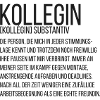 Spruchdesign - Kollegin