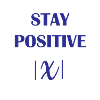 Stay positive math math gift