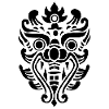 Thai Dragon head Tribal Mask