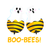 BOO-BEES! Bees or ghosts?