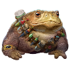 Crapaud Aga chasseur de poissons