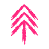 Up arrow pink
