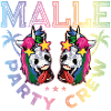 Malle party crew einhorn