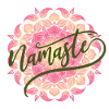 Namaste Flower Mandala - Yoga